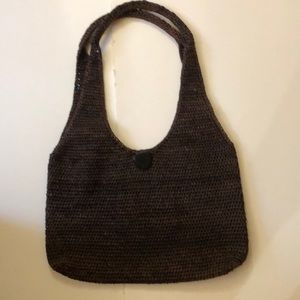 Helen Kaminski brown raffia tote bag.